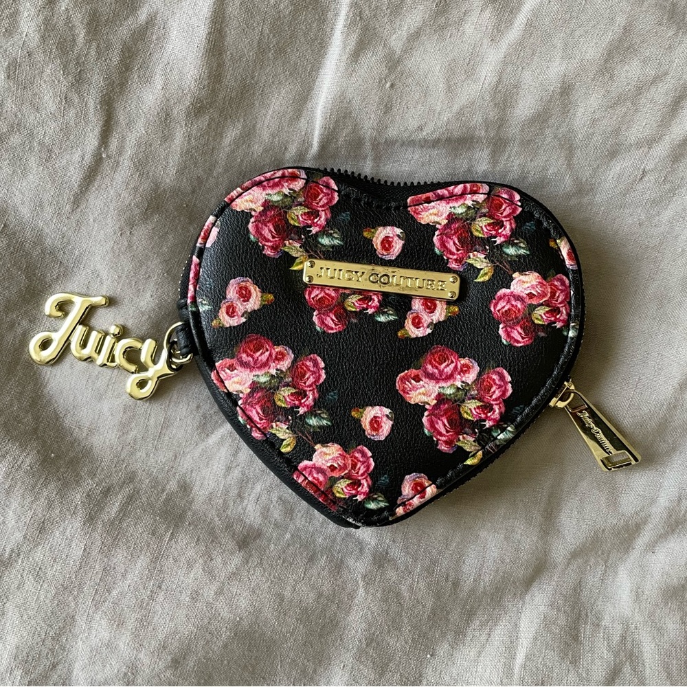 Juicy Couture Heart Coin Wristlet